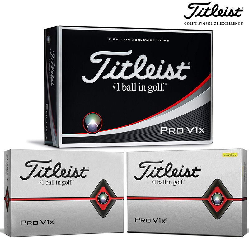 [타이틀리스트] 2019 PRO V1x 골프공 Titleist Pro V1x Golf Ball